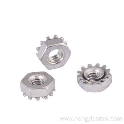 Stainless Steel External Tooth Washer Keps K-Lock Nut